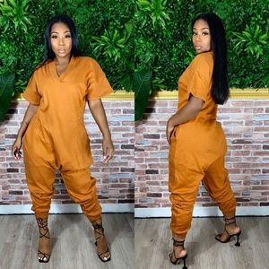 SWITCH17 Harem Jumpsuit - Almond